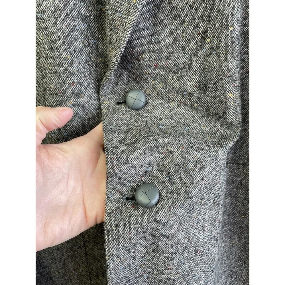 STAFFORD‎ MENS Vintage 42L BROWN 100% VIRGIN WOOL TWEED SPORT COAT BLAZER